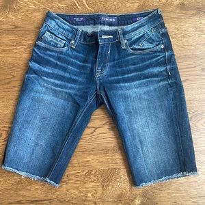 Vigoss Blue Denim Cut-Off Shorts